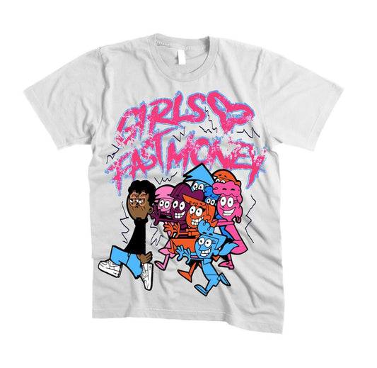 Girls Love Fastmoney Graphic Tee